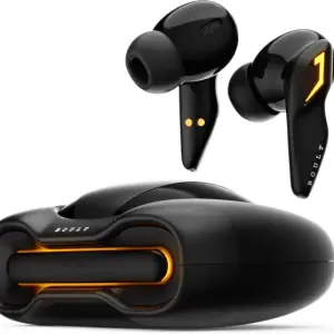 Boult Astra with Quad Mic ENC, 48Hrs Battery, Low Latency Gaming, Made in India, 5.3v Bluetooth  (Black Gloss, True Wireless)
