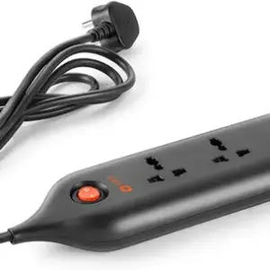 ORIENT A Orient Electric 240V 6A Four-Way Extension Board 4 Socket Extension Boards  (Black, 2 m)