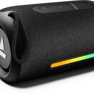 boAt Stone 350 Pro/358 Pro with Dynamic RGB LEDs,12 HRS Playback, IPX5 & TWS Feature 14 W Bluetooth Speaker  (Raging Black, Mono Channel)