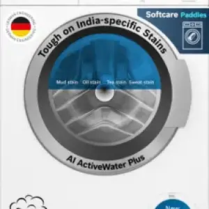 BOSCH 9 kg Fully Automatic Front Load Washing Machine with In-built Heater White  (WGA14200IN)